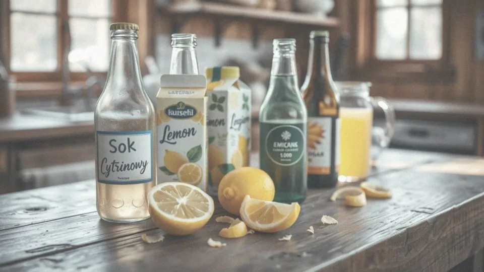 Jakie są różnice w sokach cytrynowych dostępnych na rynku?