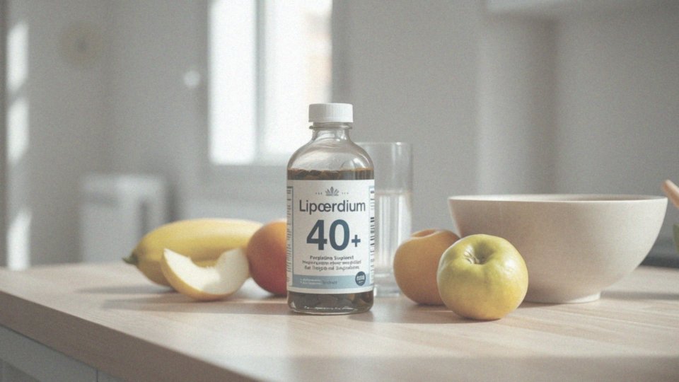 Czy Liporedium 40+ można stosować jako substytut diety?