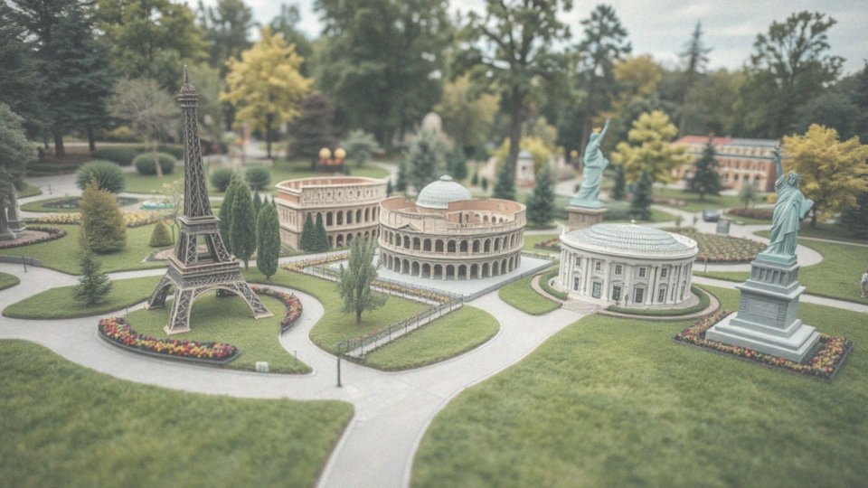 Jakie miniaturowe budowle można zobaczyć w Parku miniatur Inwałd?