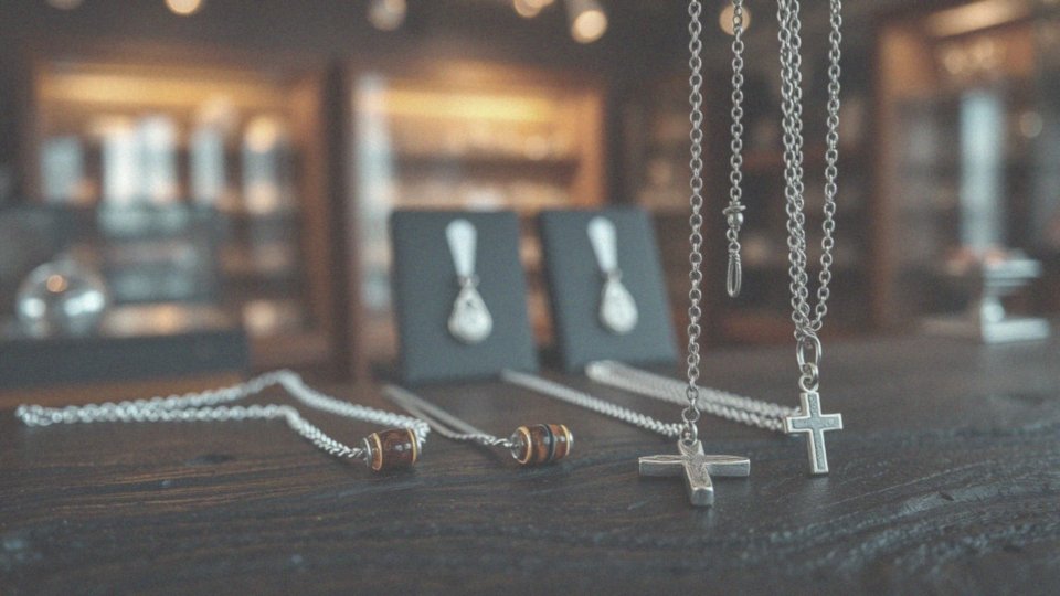 Jakie naszyjniki ze stali szlachetnej można znaleźć w ofercie?