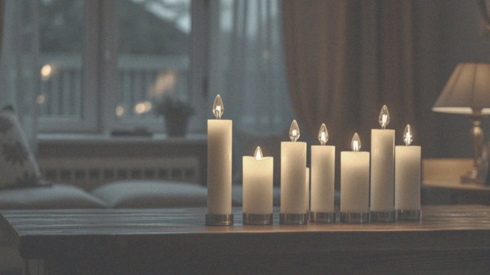 Jak długo może świecić świeca LED na jednym zestawie baterii?