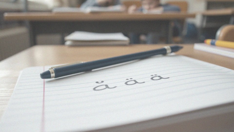 Jakie są zasady pisania litery „ł” w pismie szkolnym?