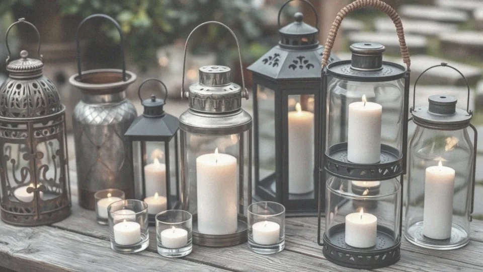 Jakie świece najlepiej umieścić w lampionach?